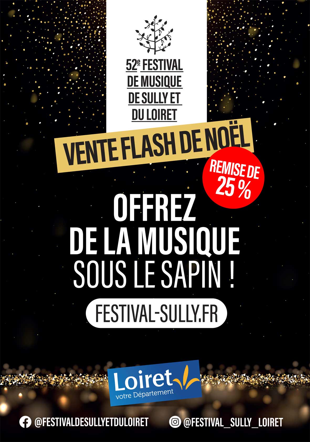 Affiche de la vente flash billets surprise festival